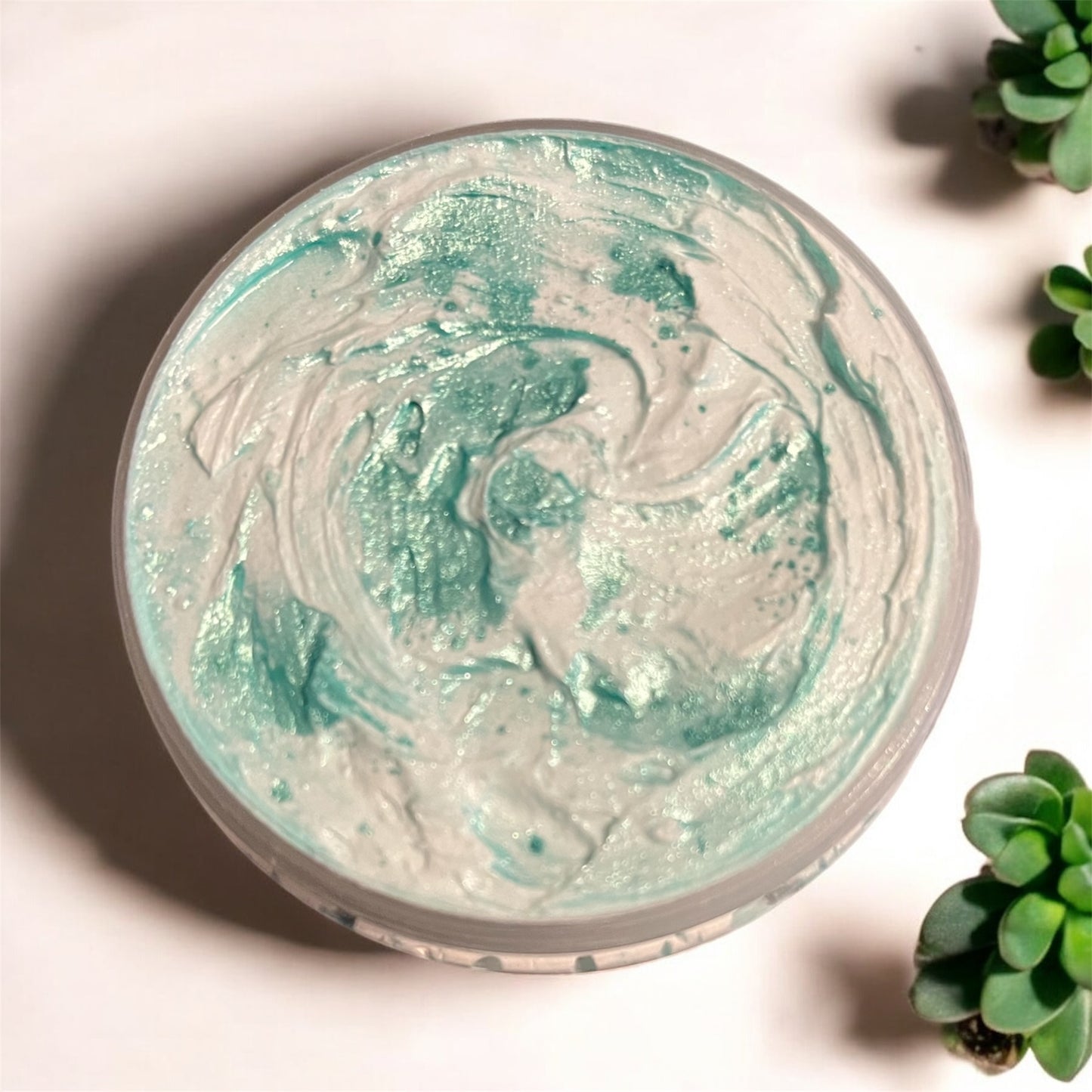 Lime, basil & mandarin whipped soap 💫