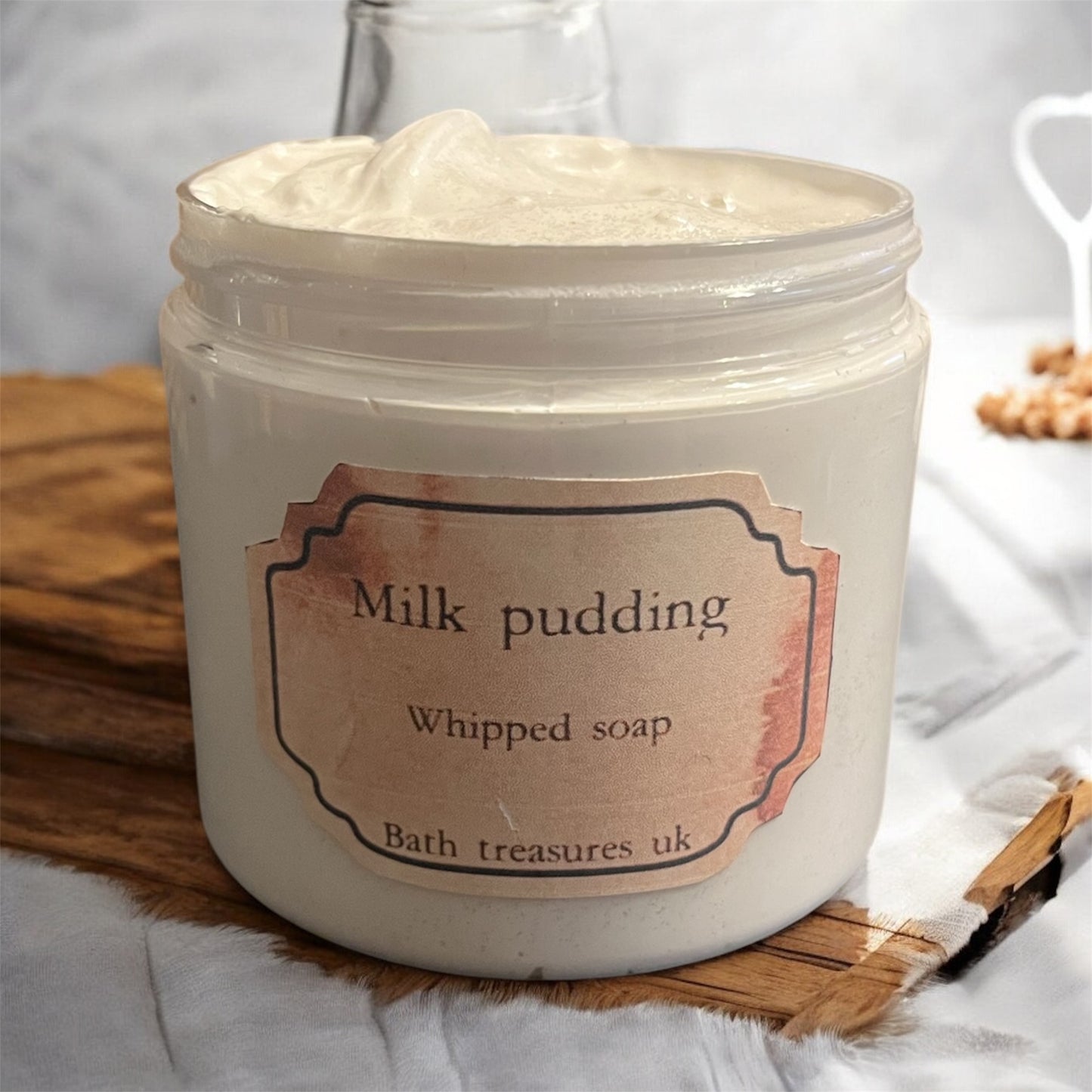 Milk pudding whipped soap 💫