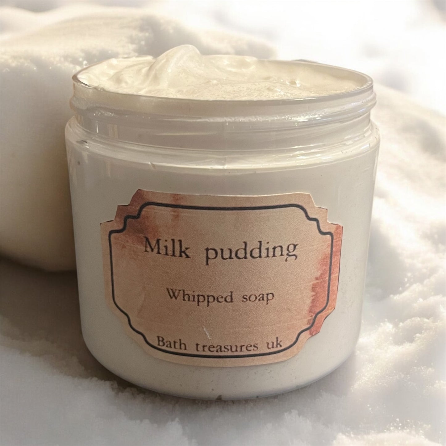 Milk pudding whipped soap 💫