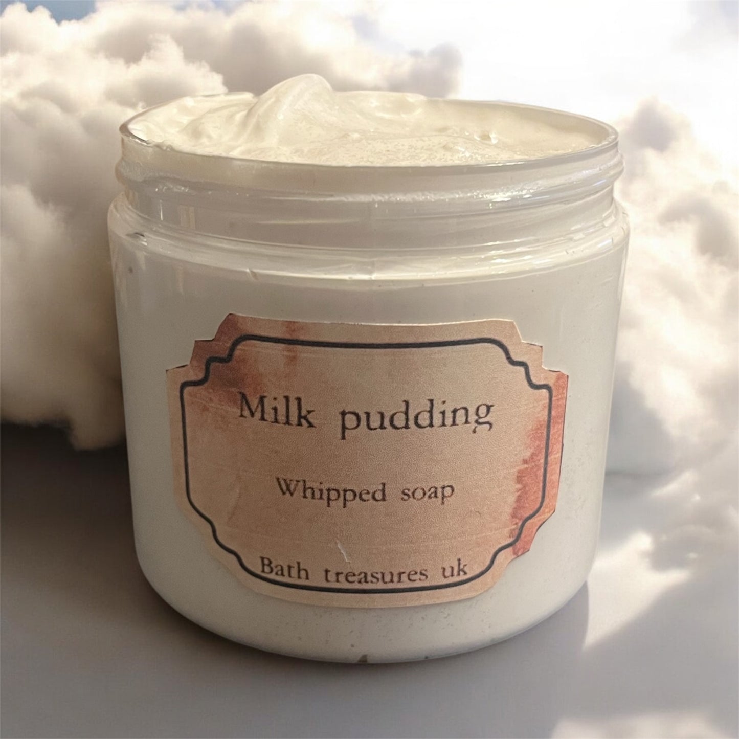 Milk pudding whipped soap 💫