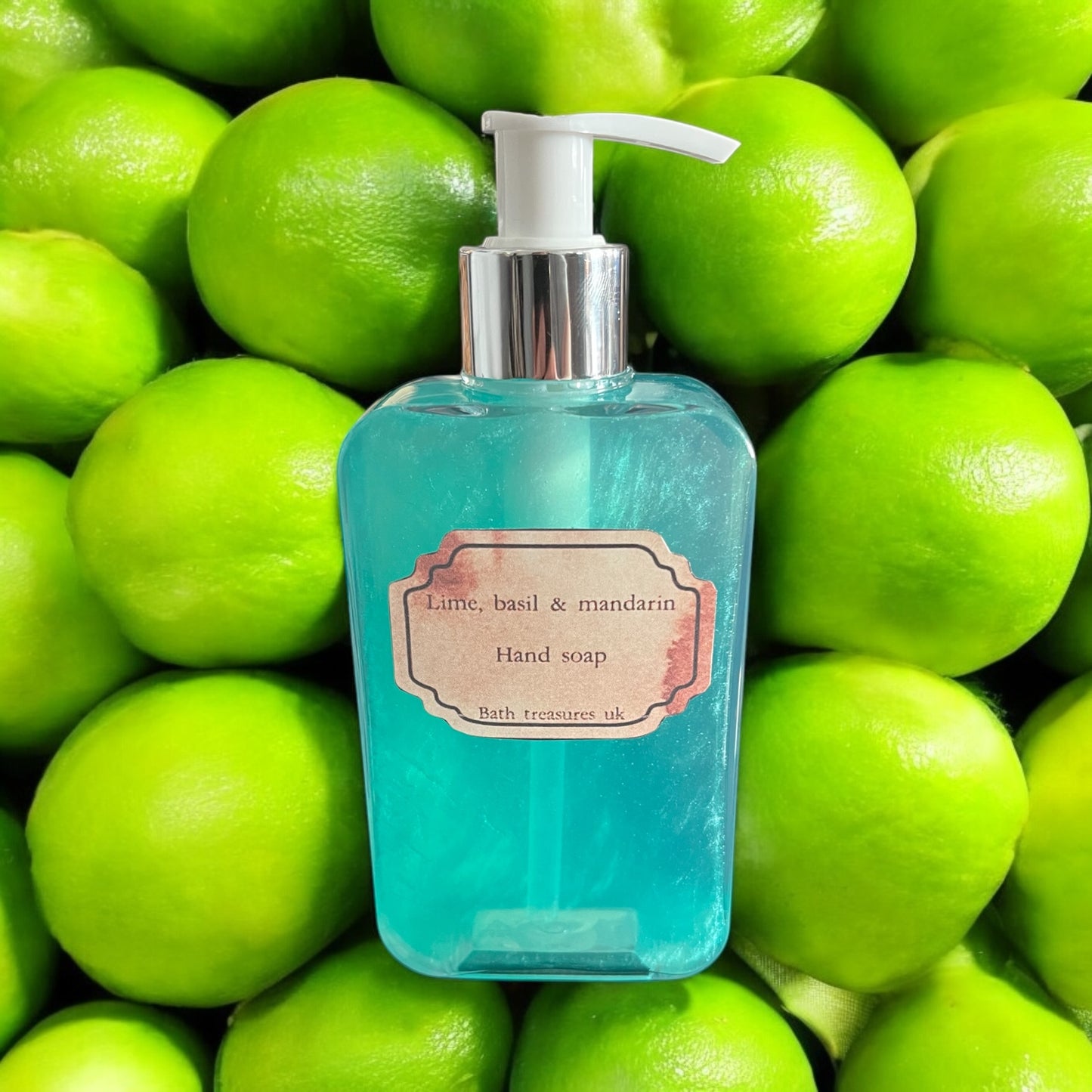 Lime, basil & mandarin hand soap 💫