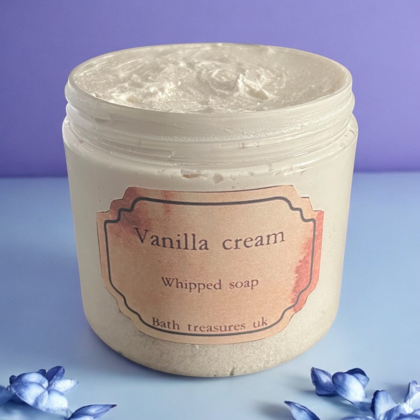 Vanilla cream whipped soap 💫