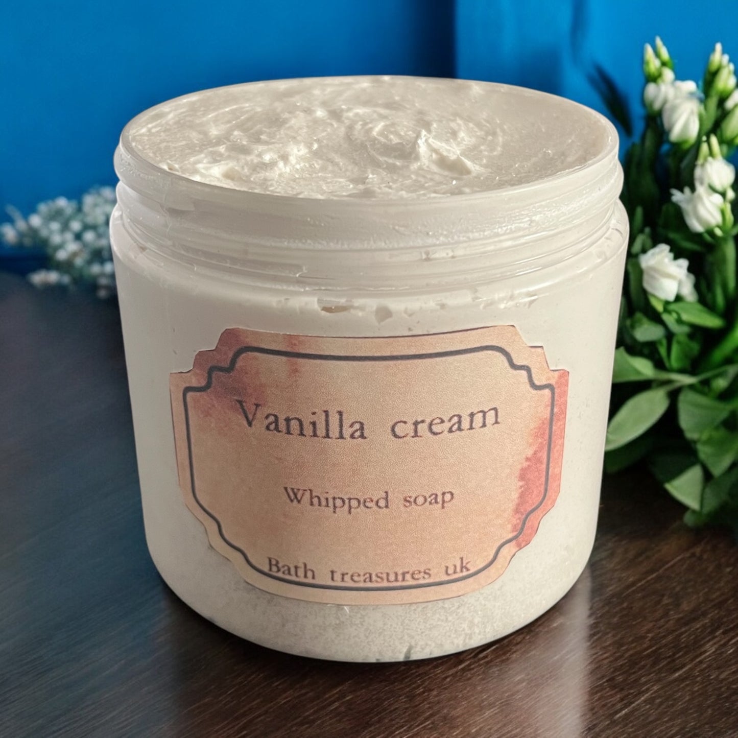 Vanilla cream whipped soap 💫