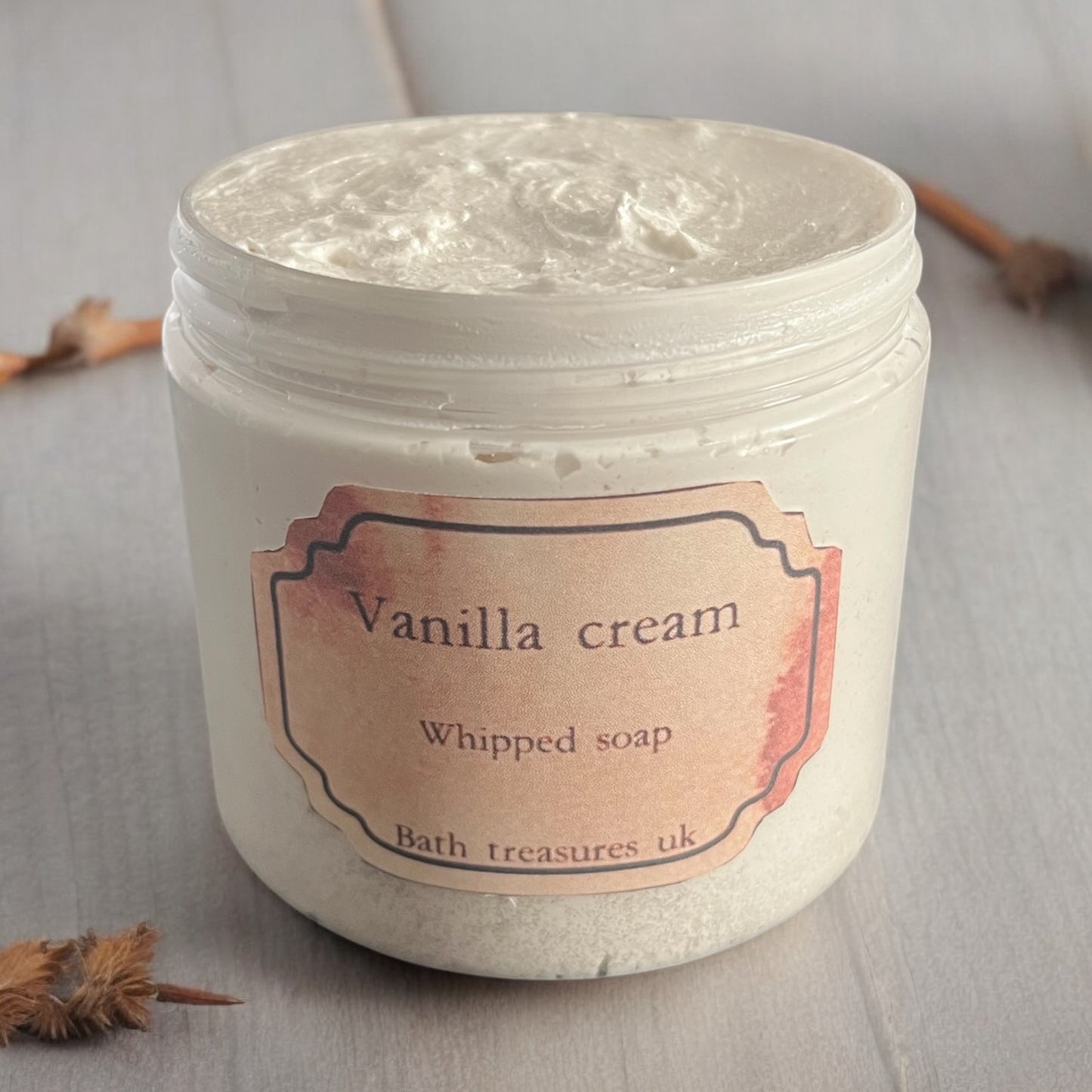 Vanilla cream whipped soap 💫