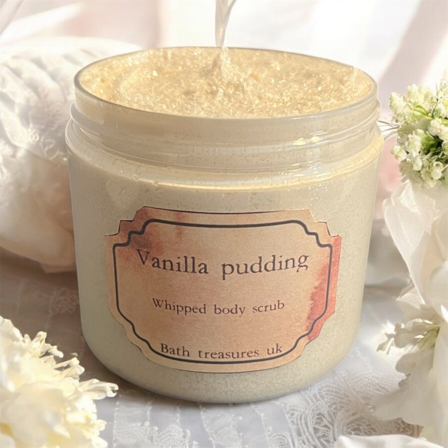 Vanilla pudding whipped body scrub 💫
