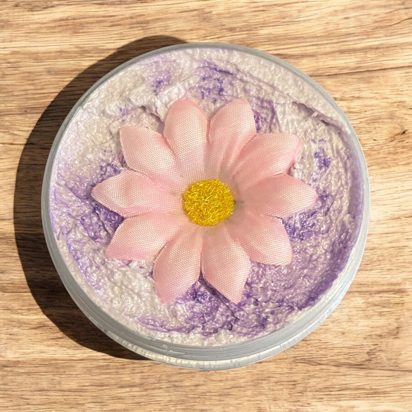 Drenched in purple whipped body scrub 💫