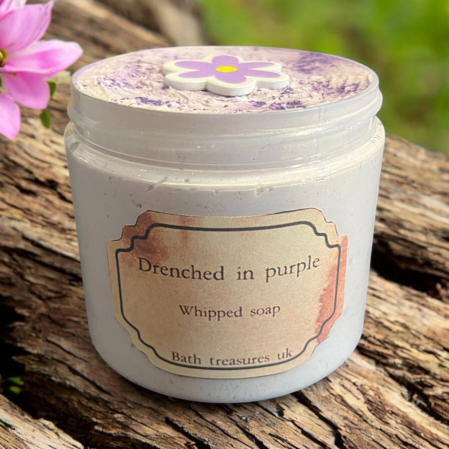 Drenched in purple whipped soap 💫