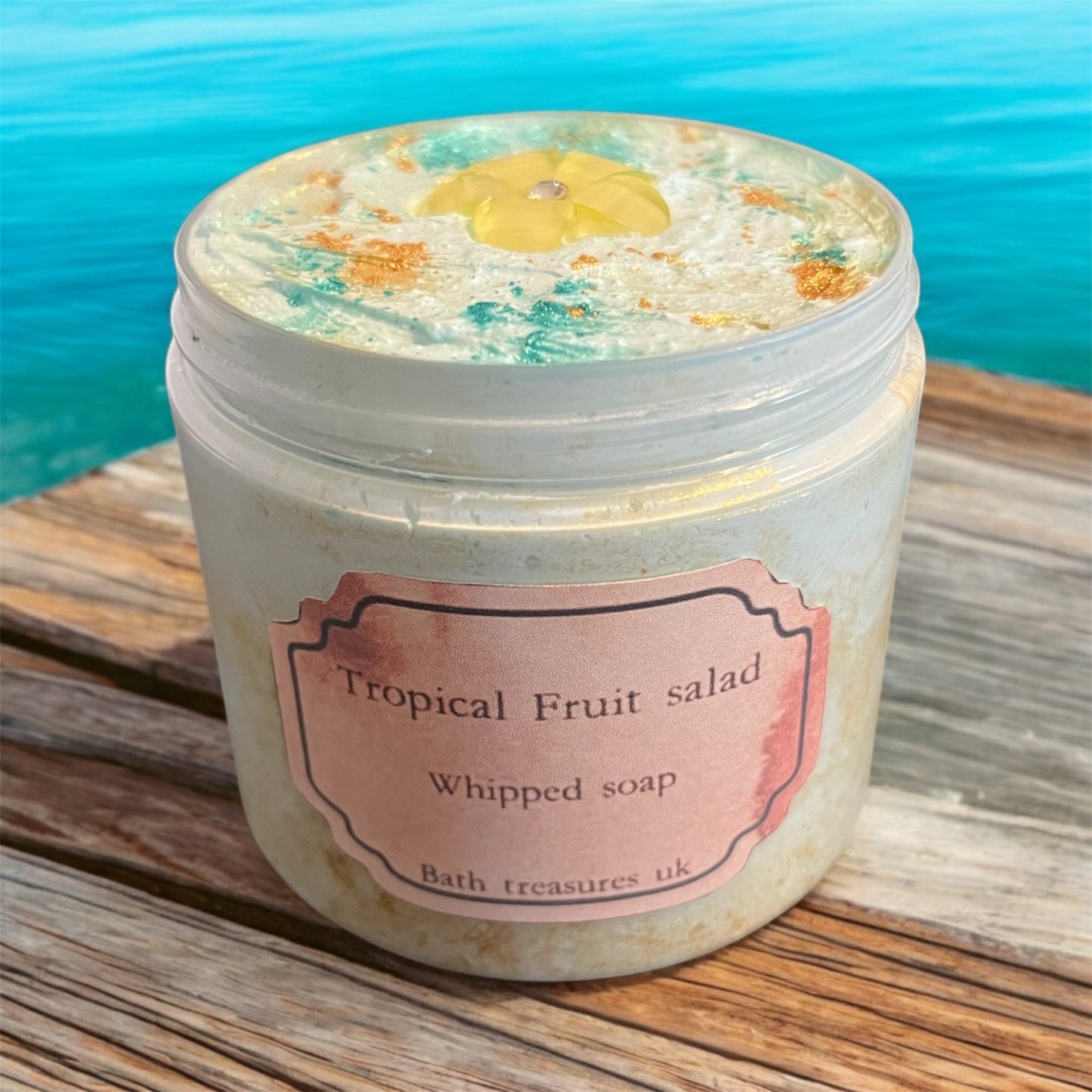 Tropical fruit salad whipped soap 💫