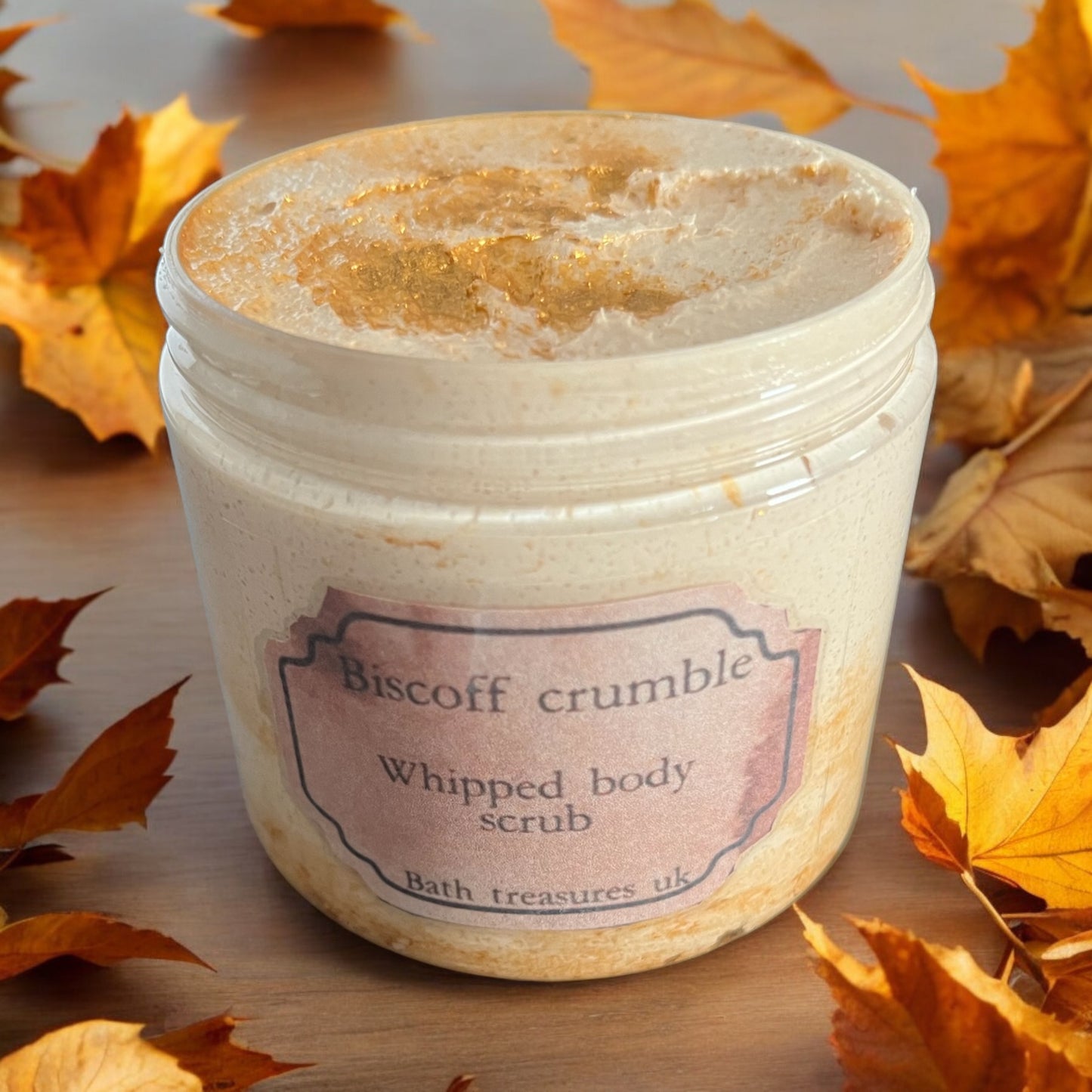 Biscoff crumble whipped body scrub 💫