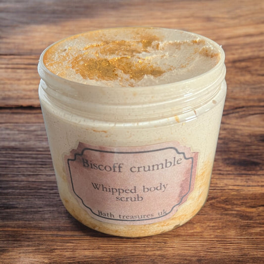 Biscoff crumble whipped body scrub 💫