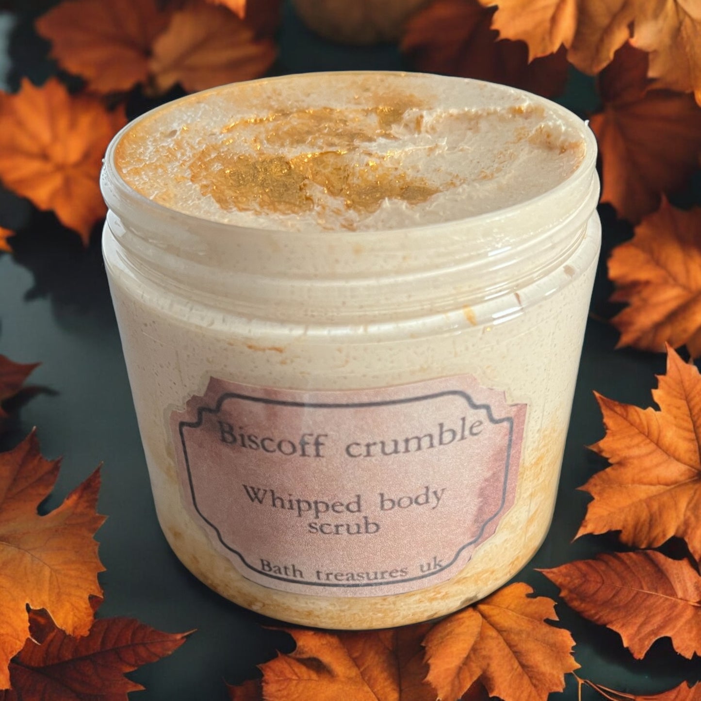 Biscoff crumble whipped body scrub 💫