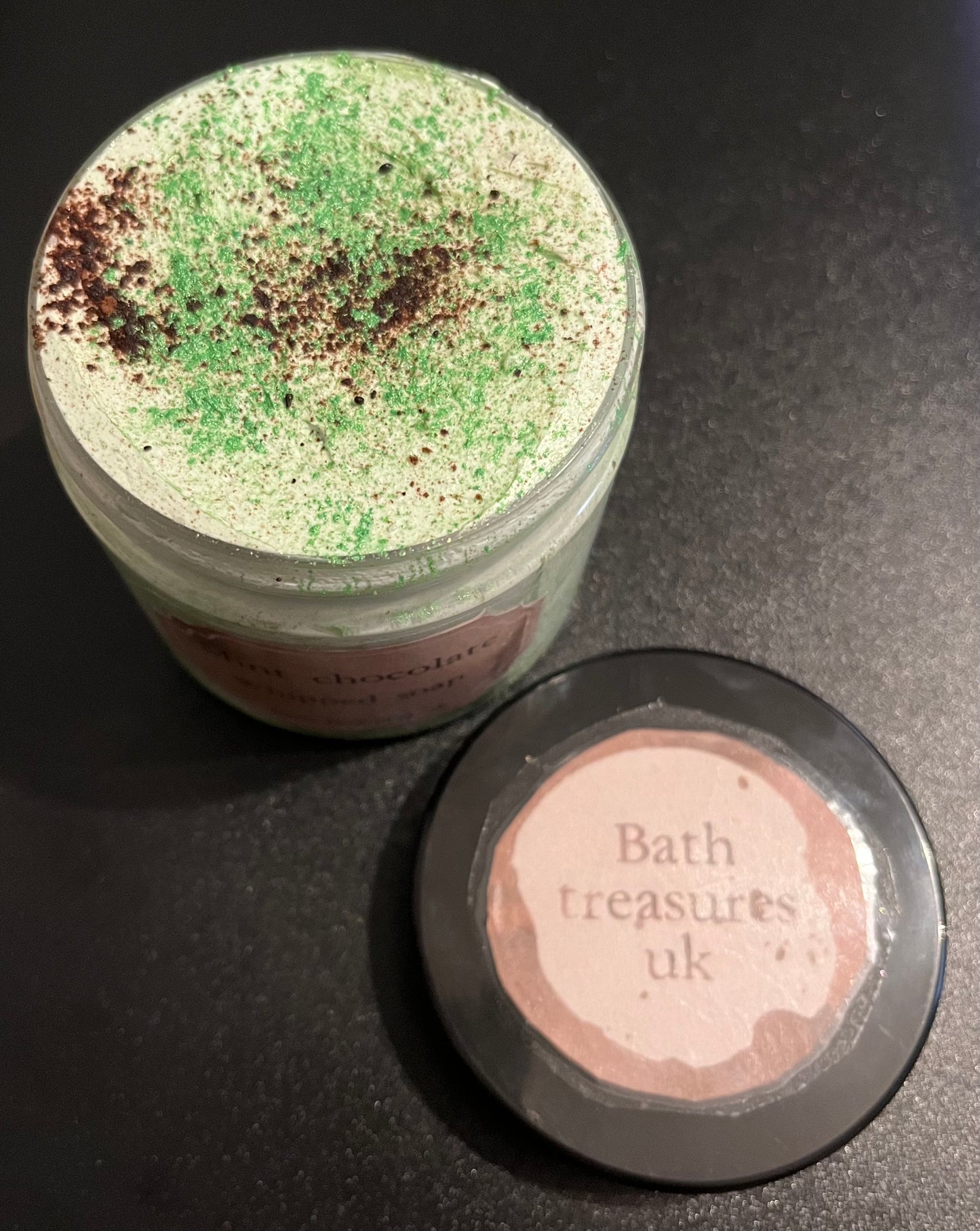 Mint chocolate whipped soap 💫