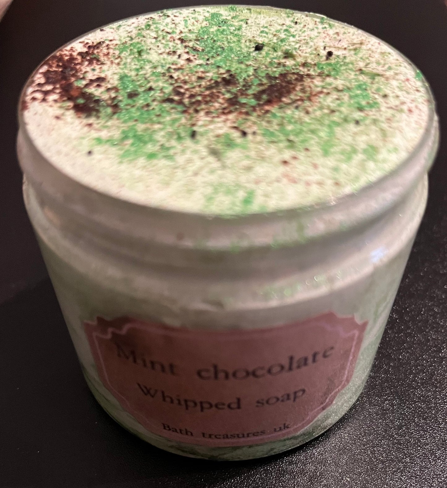 Mint chocolate whipped soap 💫