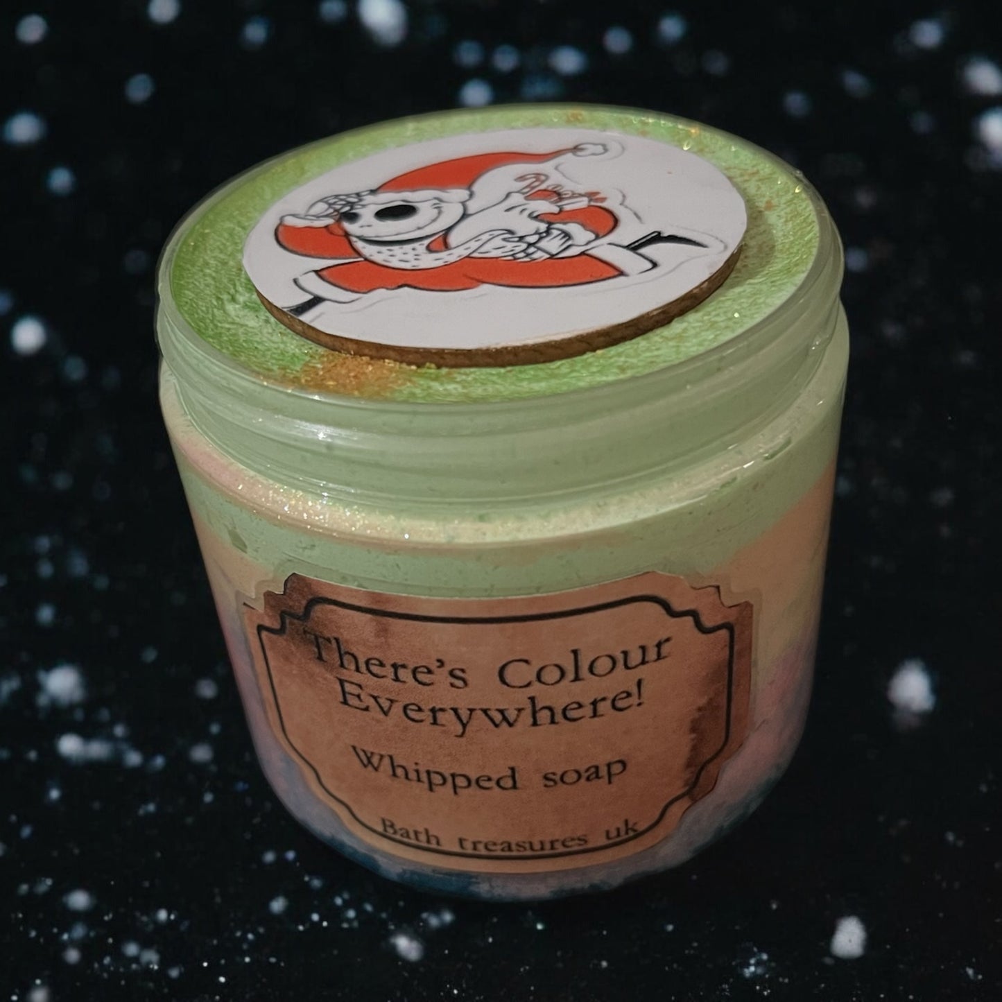 There’s colour everywhere whipped soap 💫