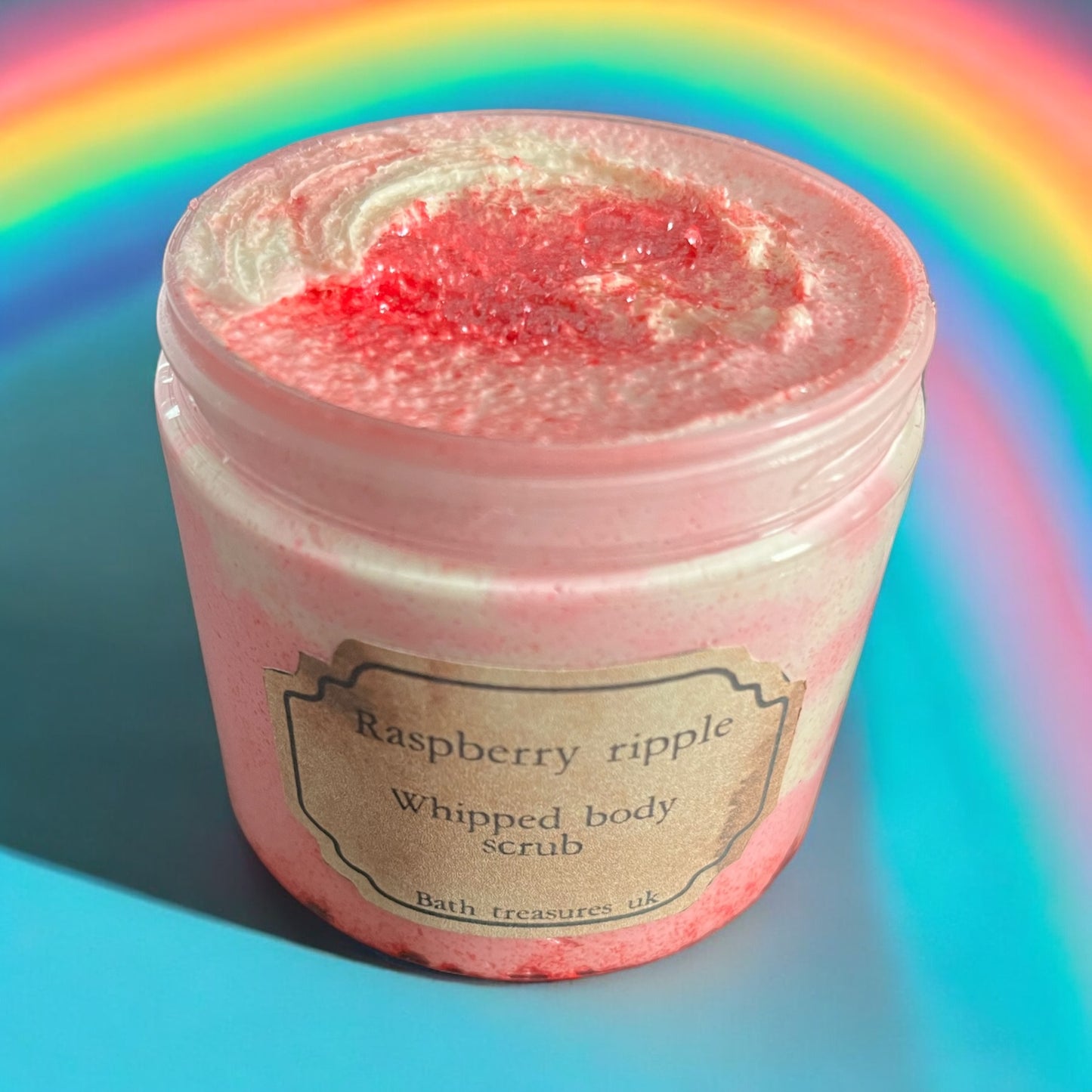 Raspberry ripple whipped body scrub 💫