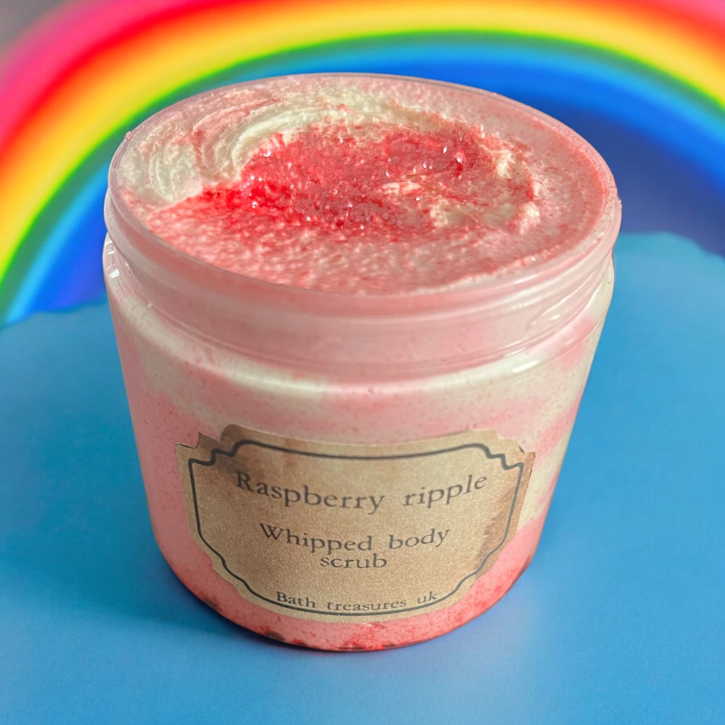 Raspberry ripple whipped body scrub 💫