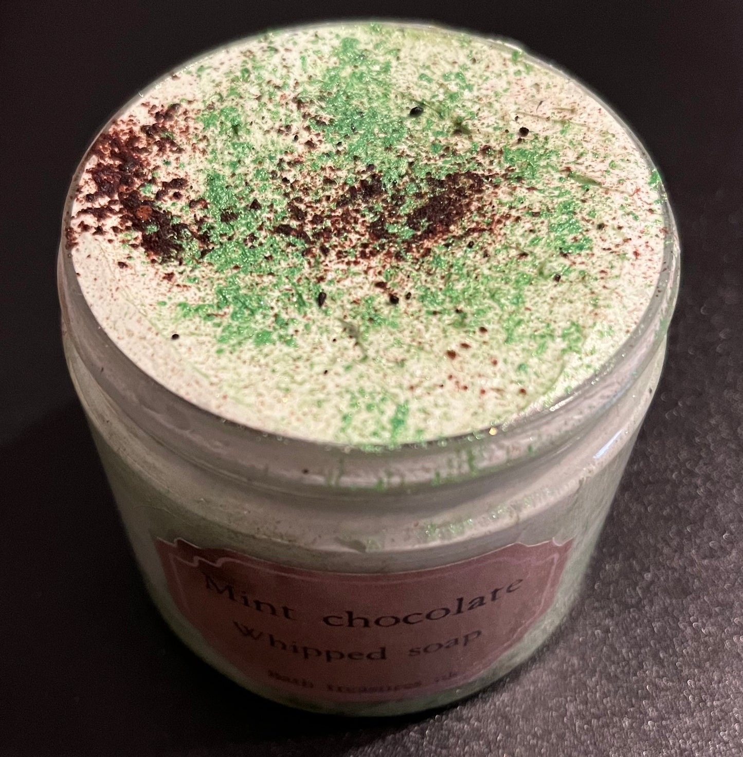 Mint chocolate whipped soap 💫