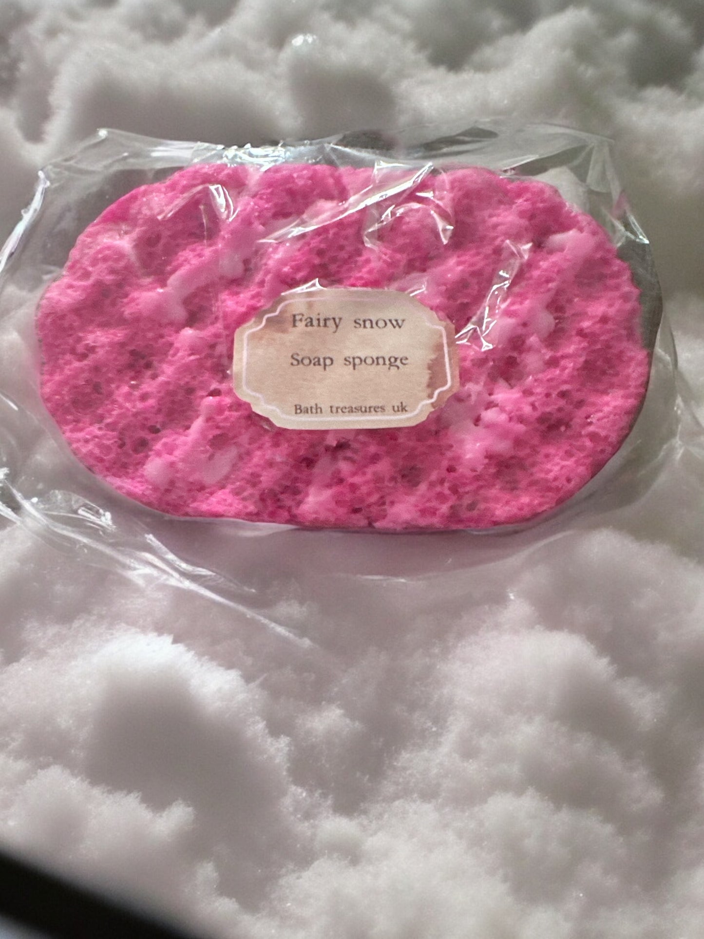 Fairy snow soap sponge 💫