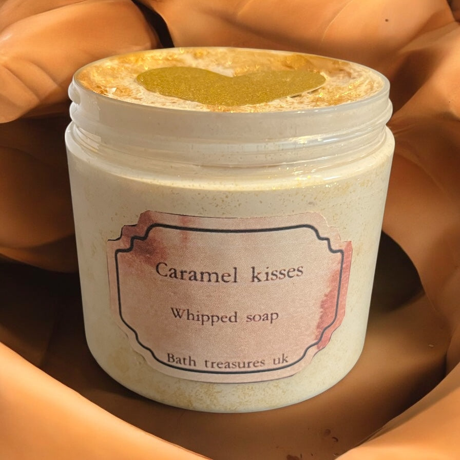 Caramel kisses whipped soap 💫