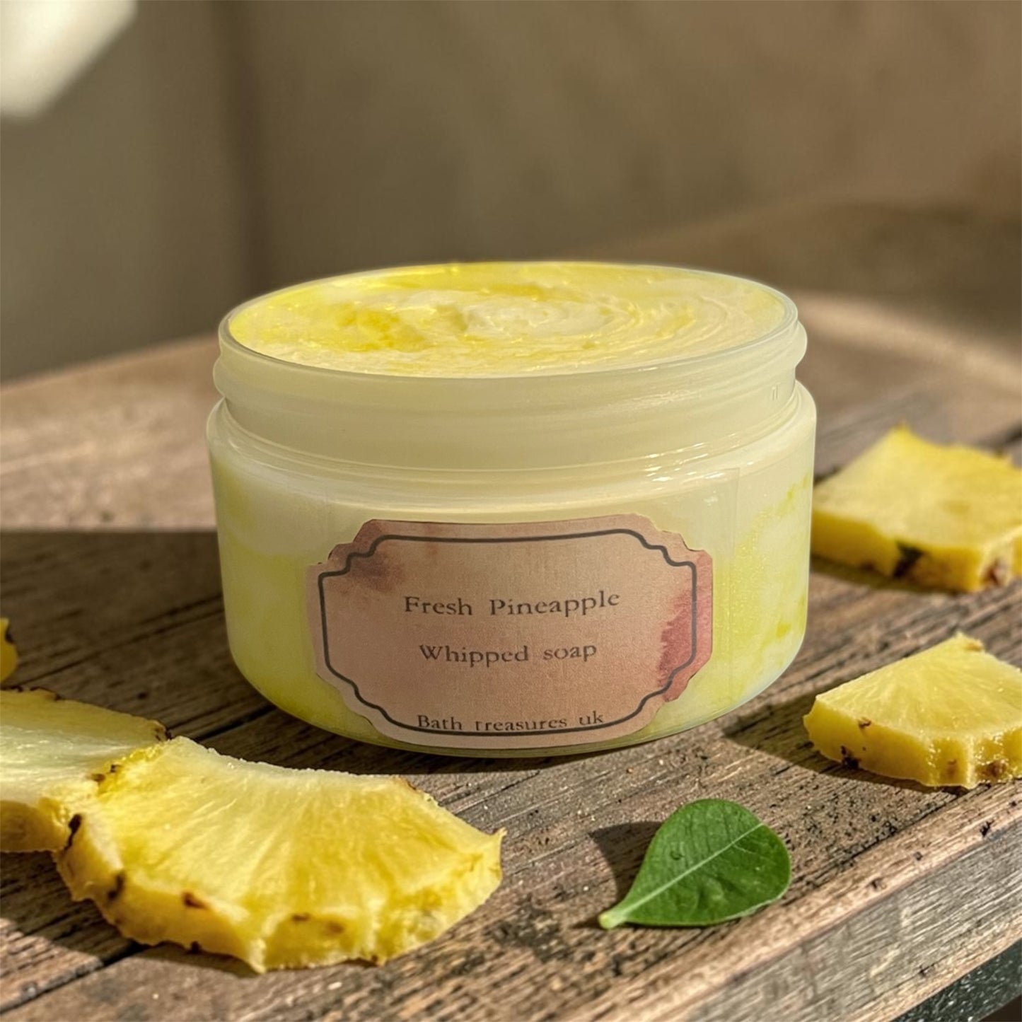 Fresh pineapple whipped soap - 100g Trial & Travel Size 💫
