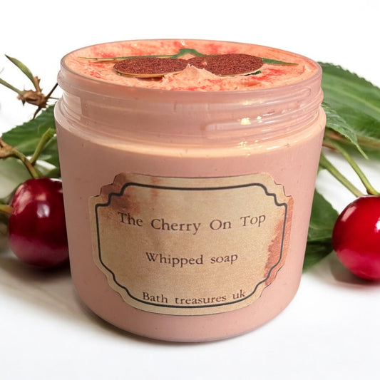 The cherry on top whipped soap 💫