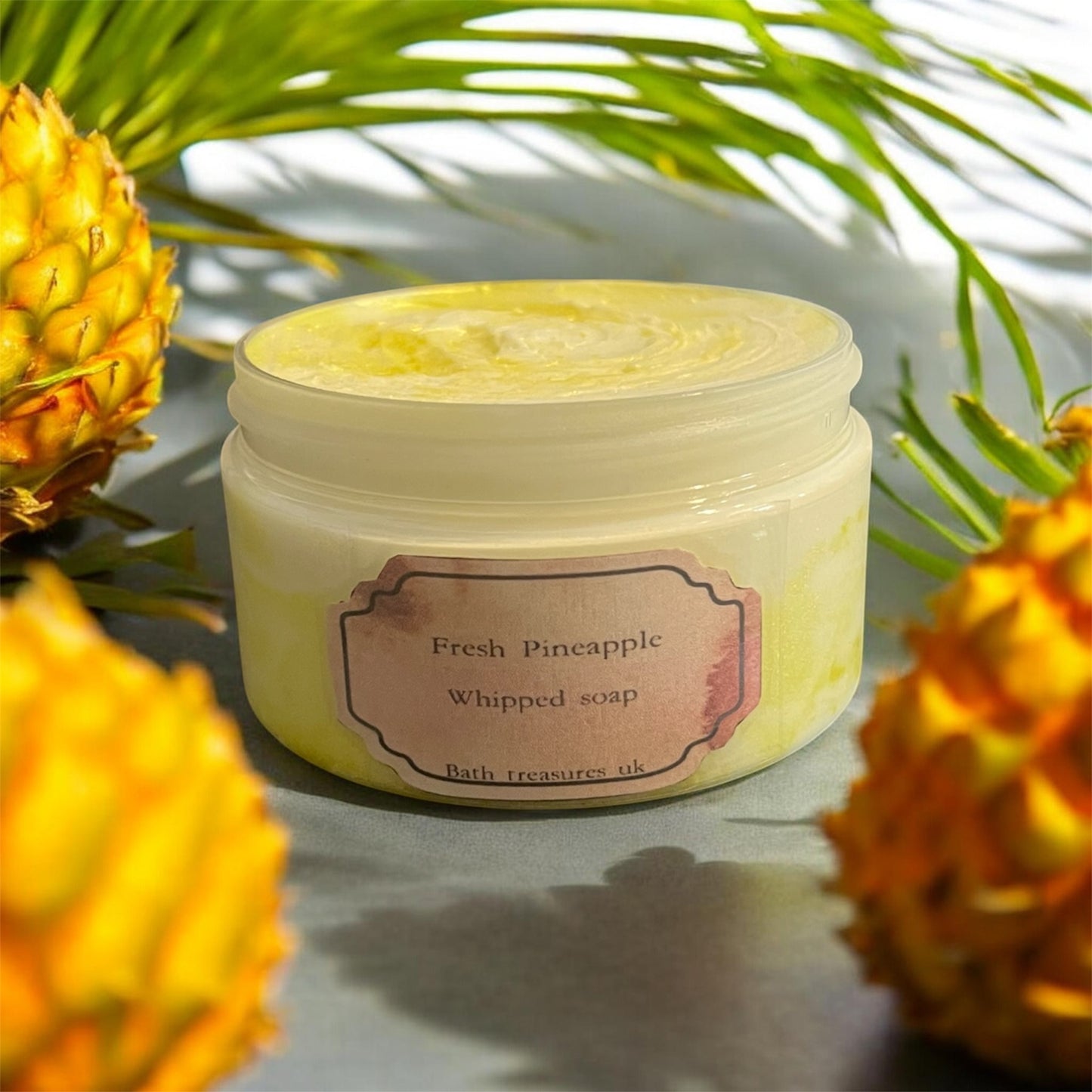 Fresh pineapple whipped soap - 100g Trial & Travel Size 💫