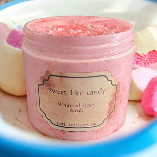 Sweet like candy whipped body scrub 💫