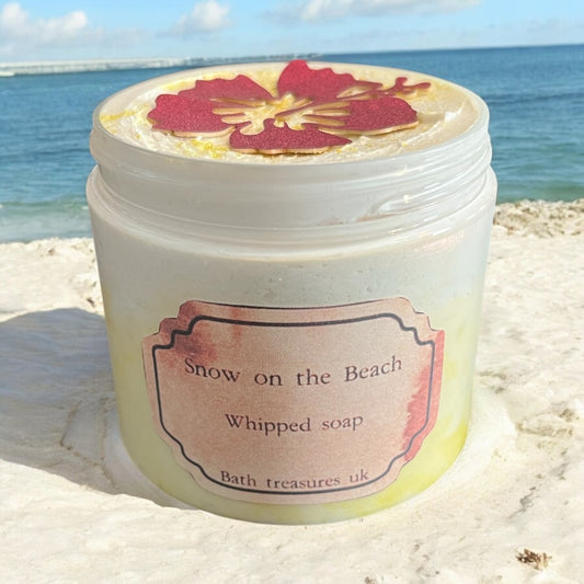 Snow on the beach whipped soap 💫