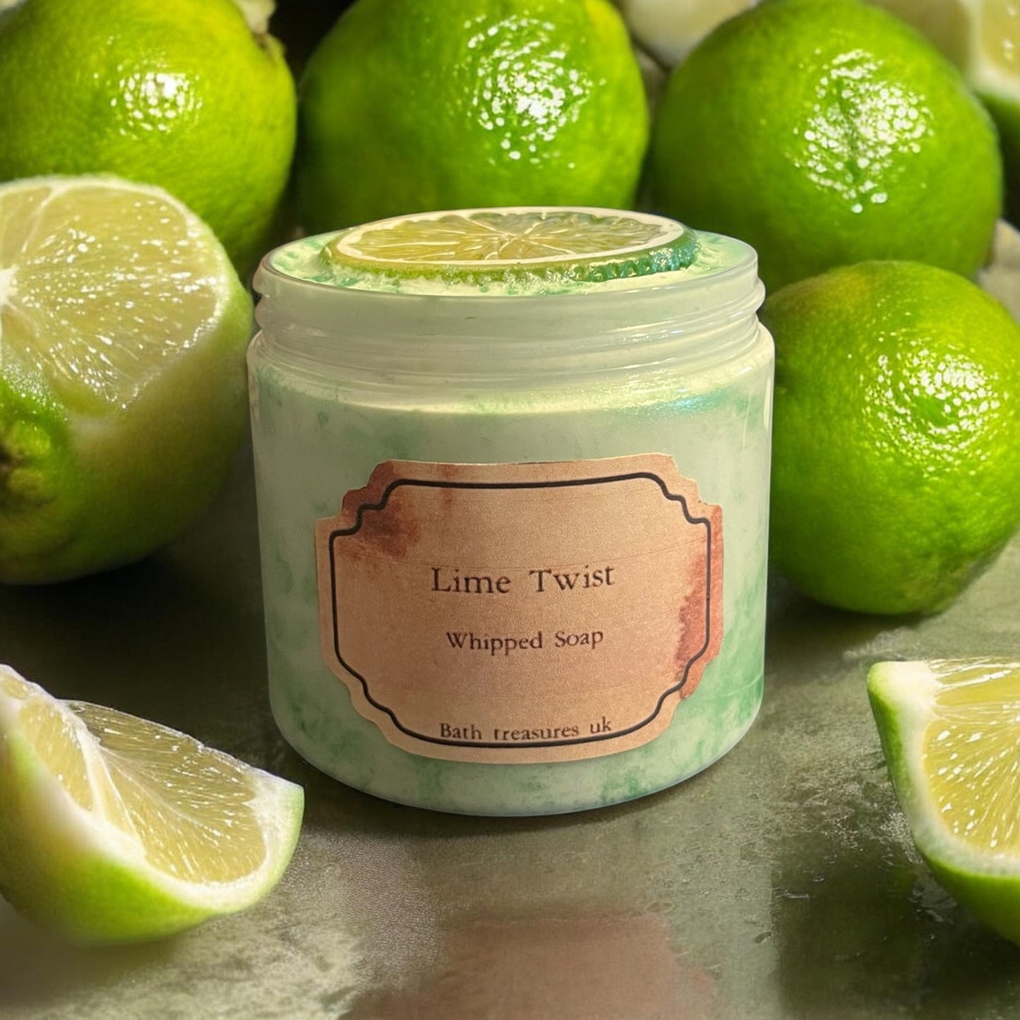 Lime Twist Whipped Soap 💫