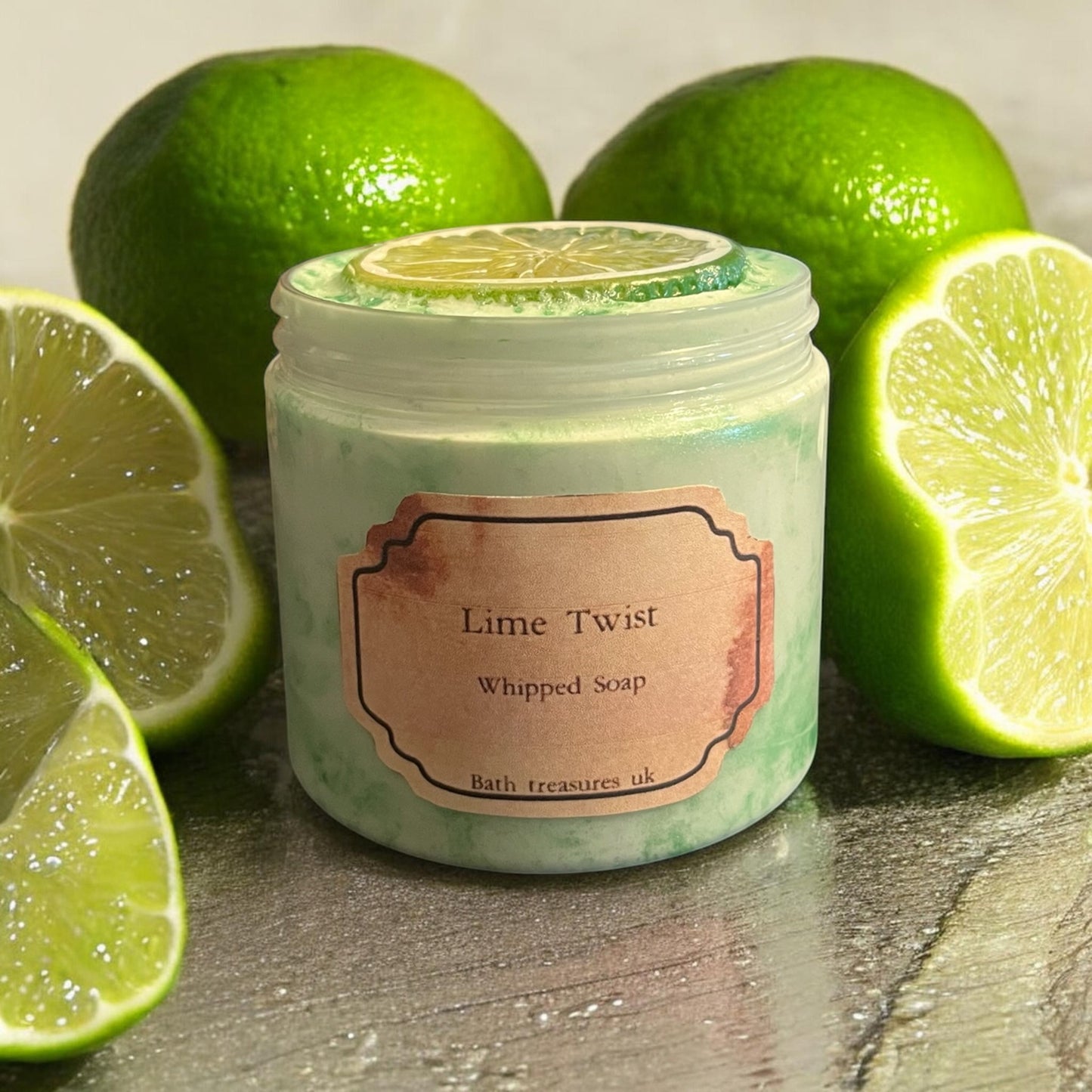 Lime Twist Whipped Soap 💫