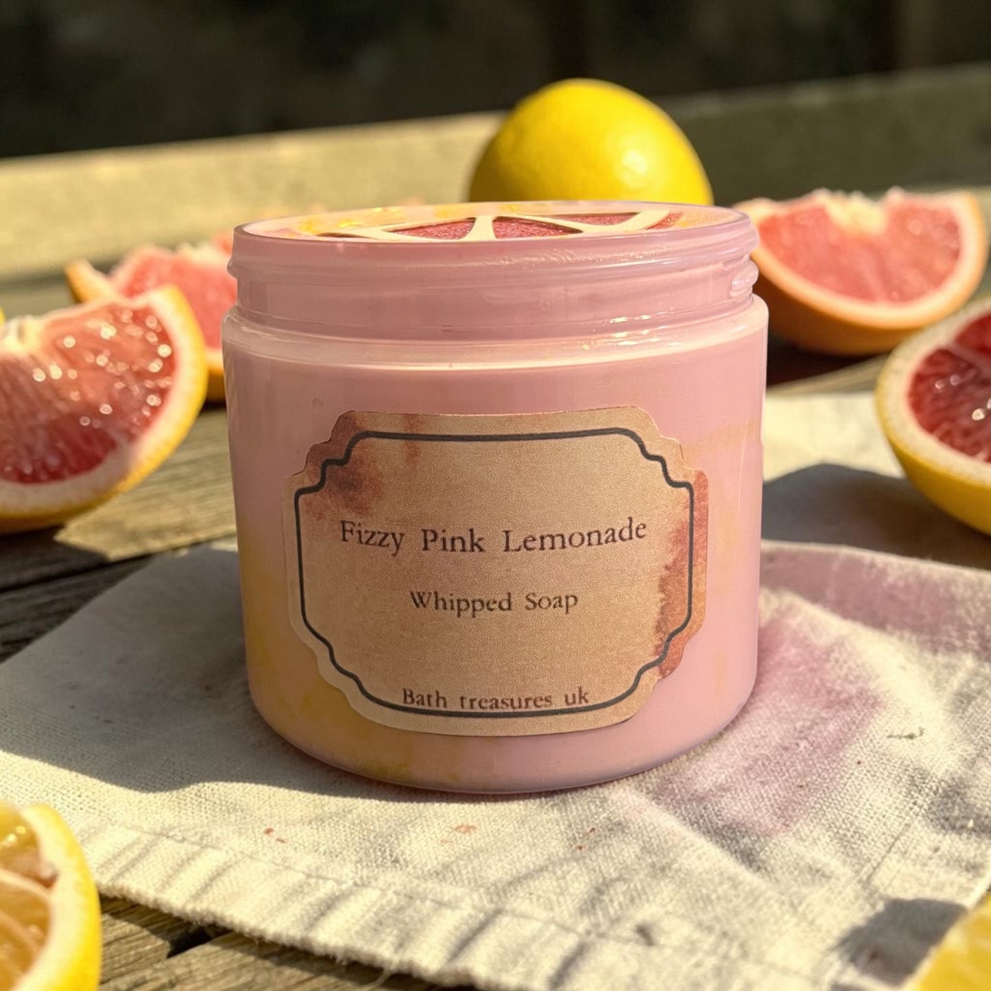 Fizzy Pink Lemonade Whipped Soap 💫
