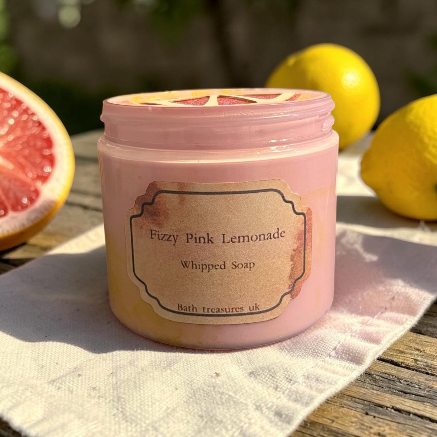 Fizzy Pink Lemonade Whipped Soap 💫