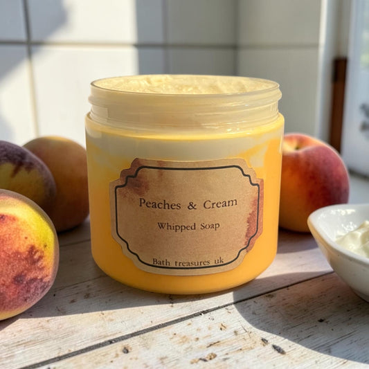 Peaches & Cream Whipped Soap 💫