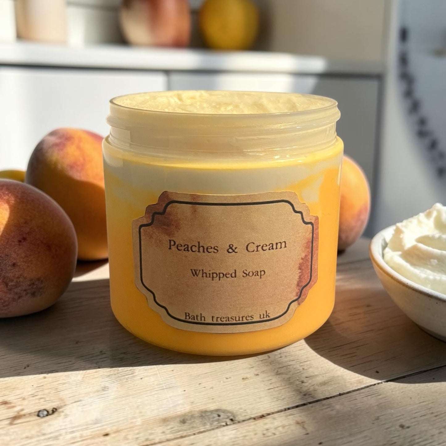 Peaches & Cream Whipped Soap 💫