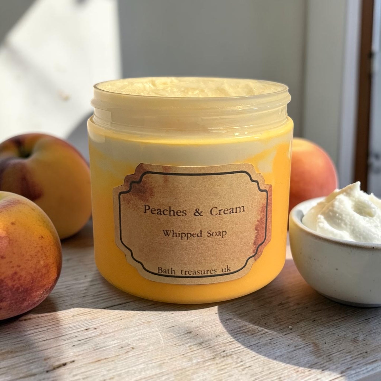 Peaches & Cream Whipped Soap 💫