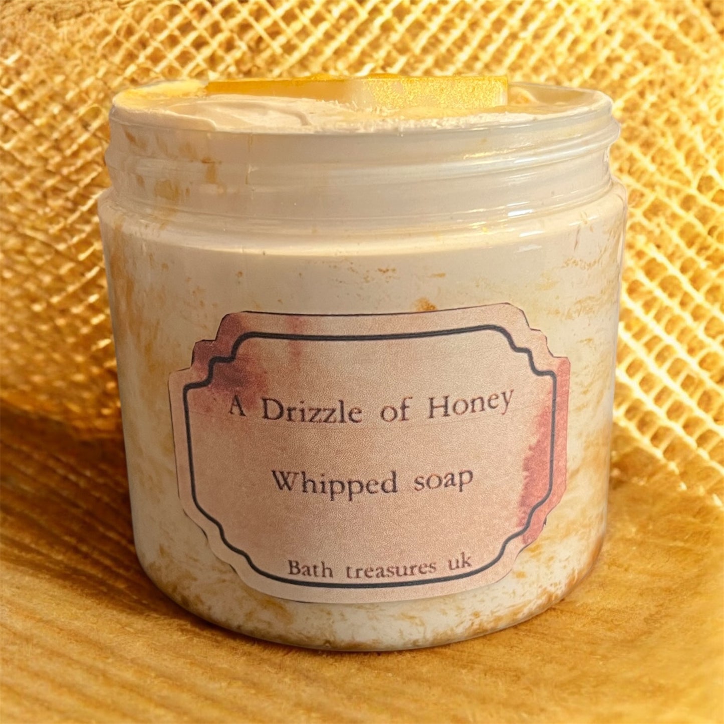 A Drizzle of honey whipped soap 💫