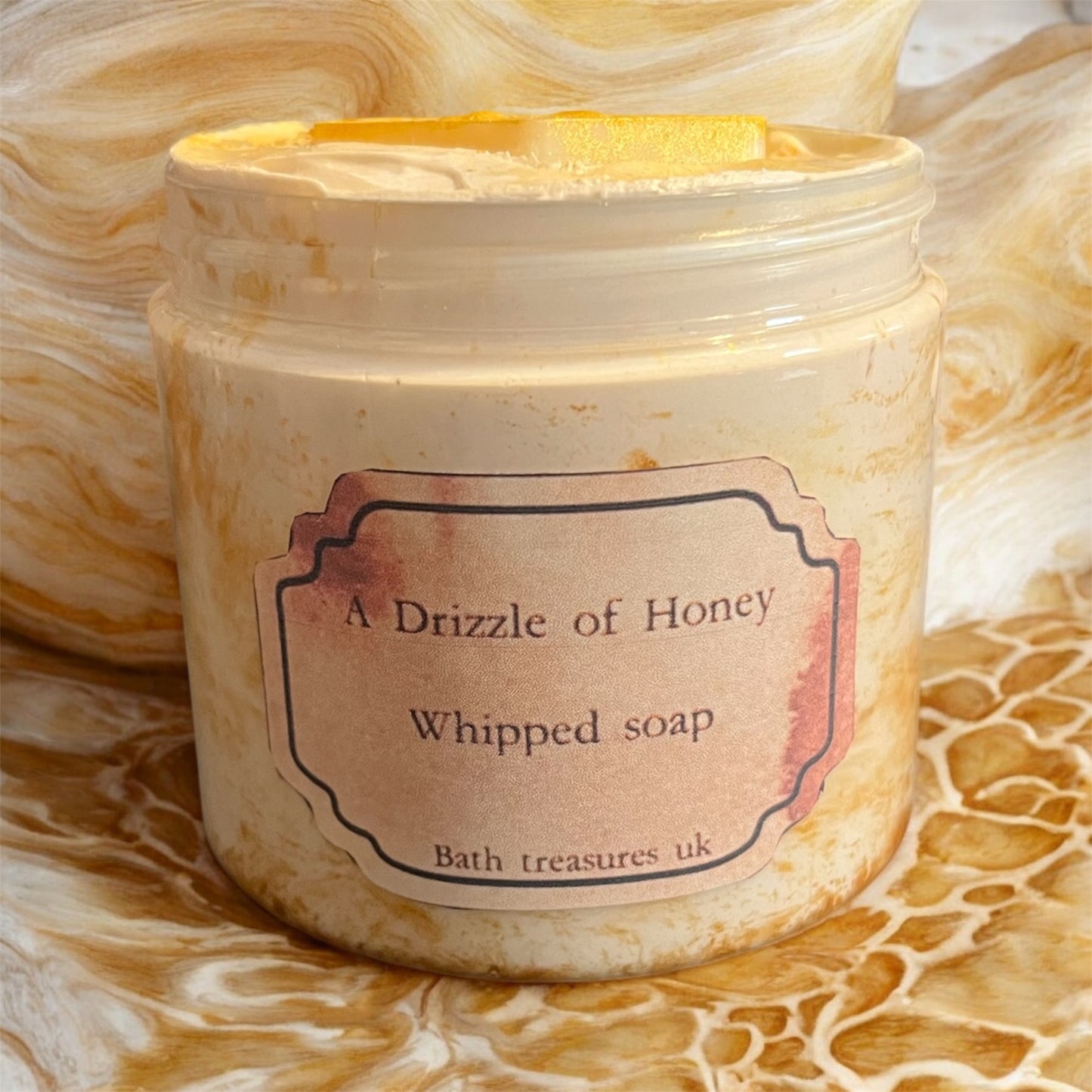 A Drizzle of honey whipped soap 💫
