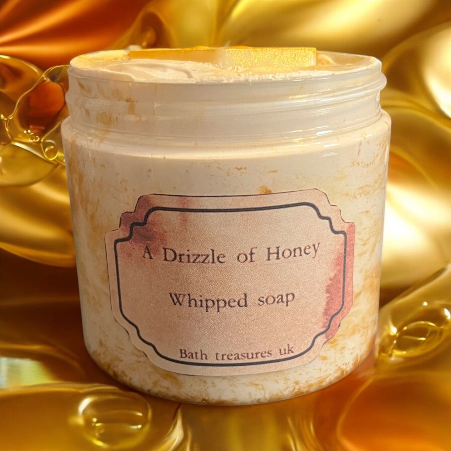 A Drizzle of honey whipped soap 💫