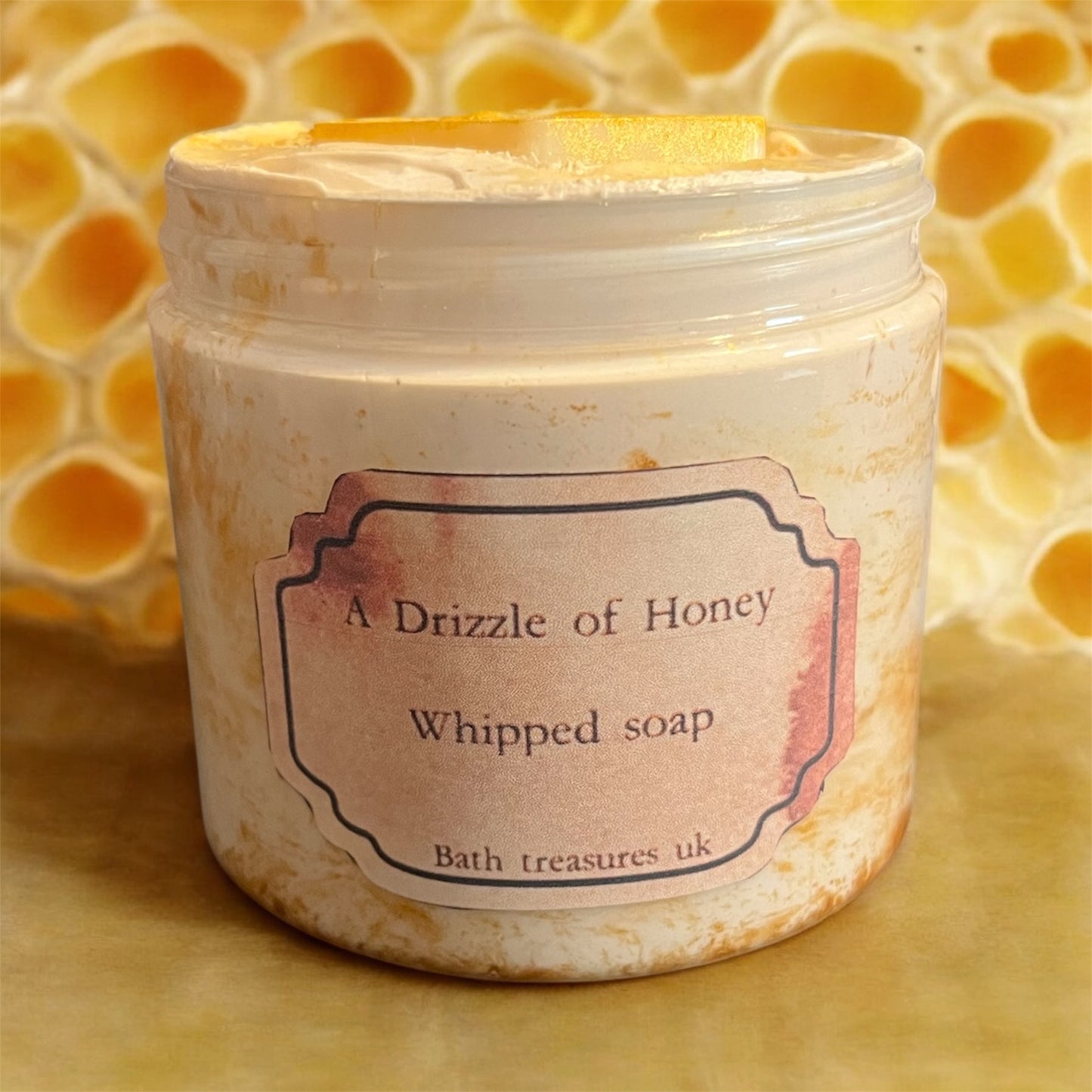 A Drizzle of honey whipped soap 💫