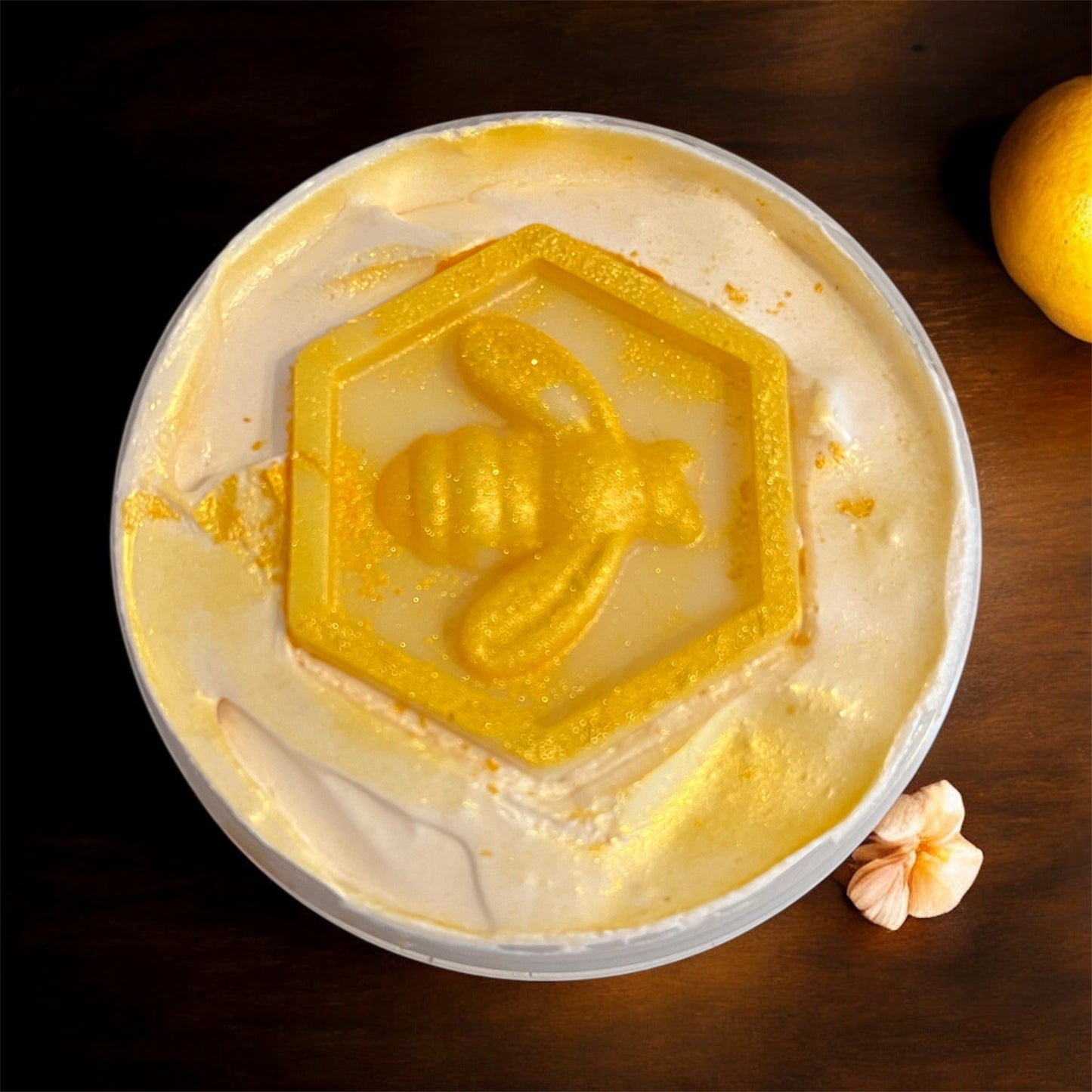 A Drizzle of honey whipped soap 💫
