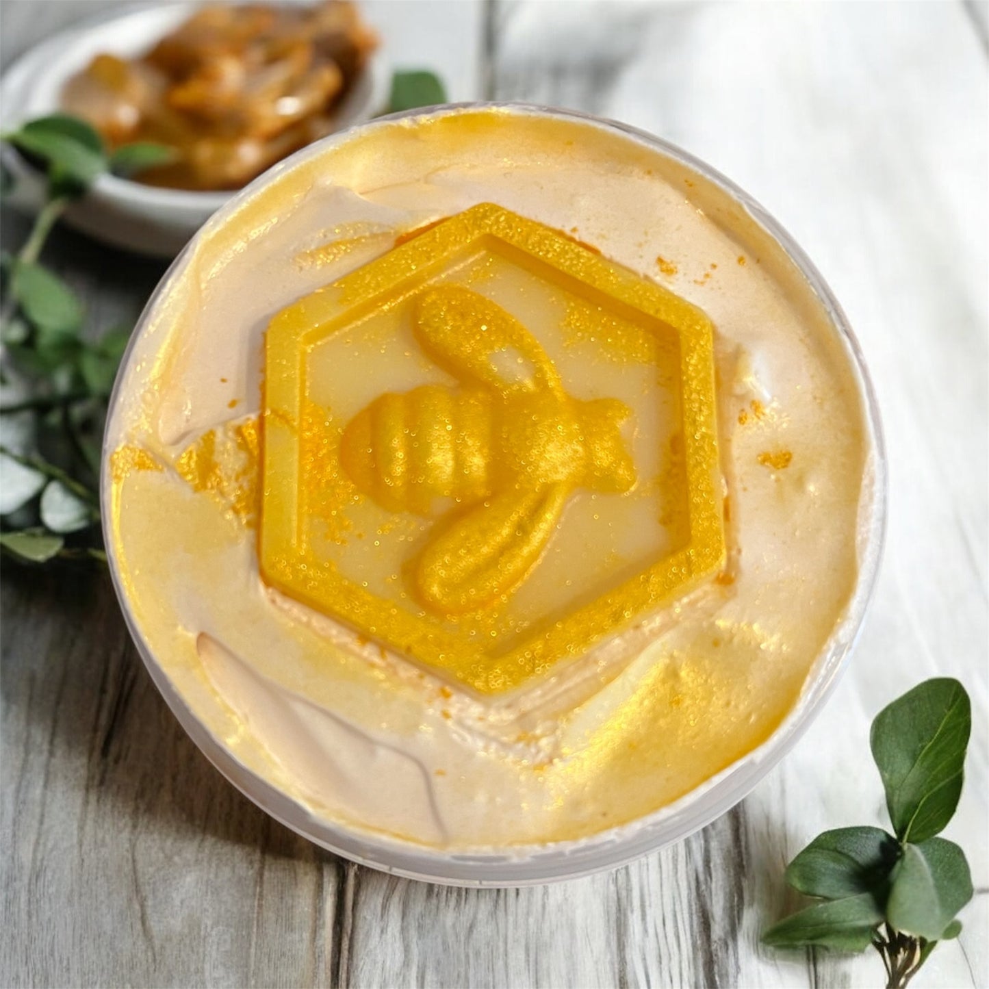 A Drizzle of honey whipped soap 💫