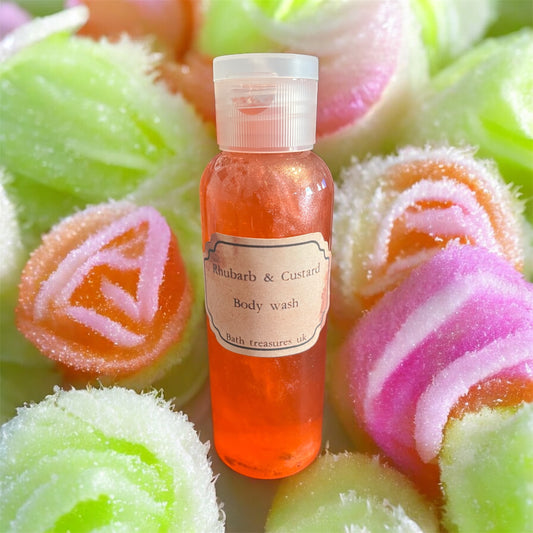 Trial & Travel size Body wash - Rhubarb & Custard 💫