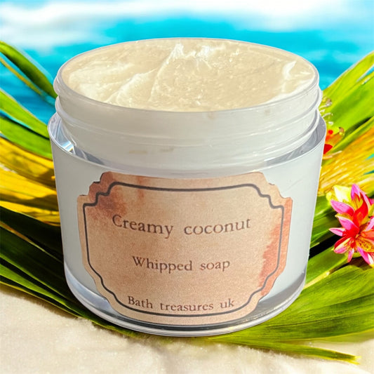 Trial & Travel size - Creamy Coconut whipped soap 💫