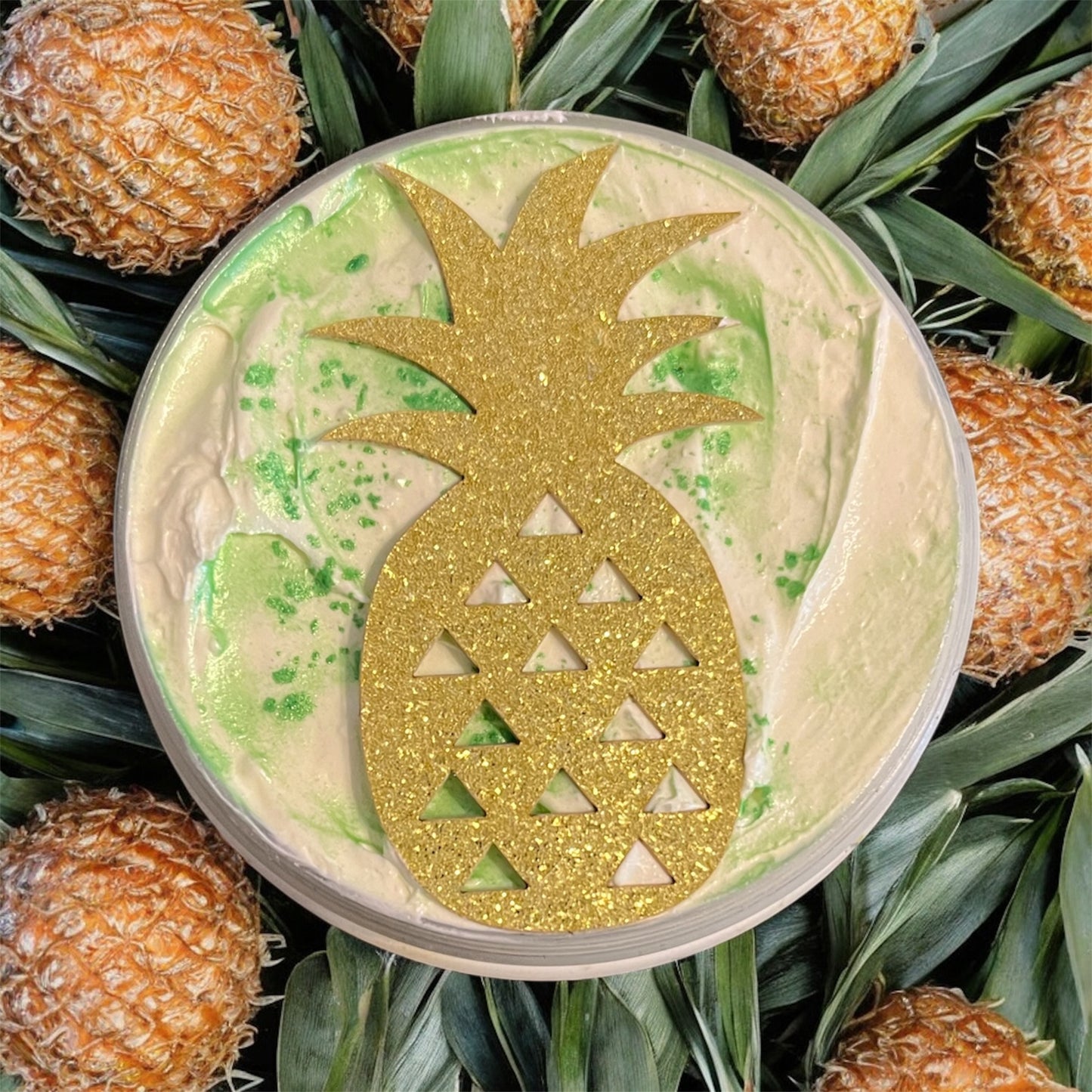 Juicy pineapple & Cherry whipped soap 💫