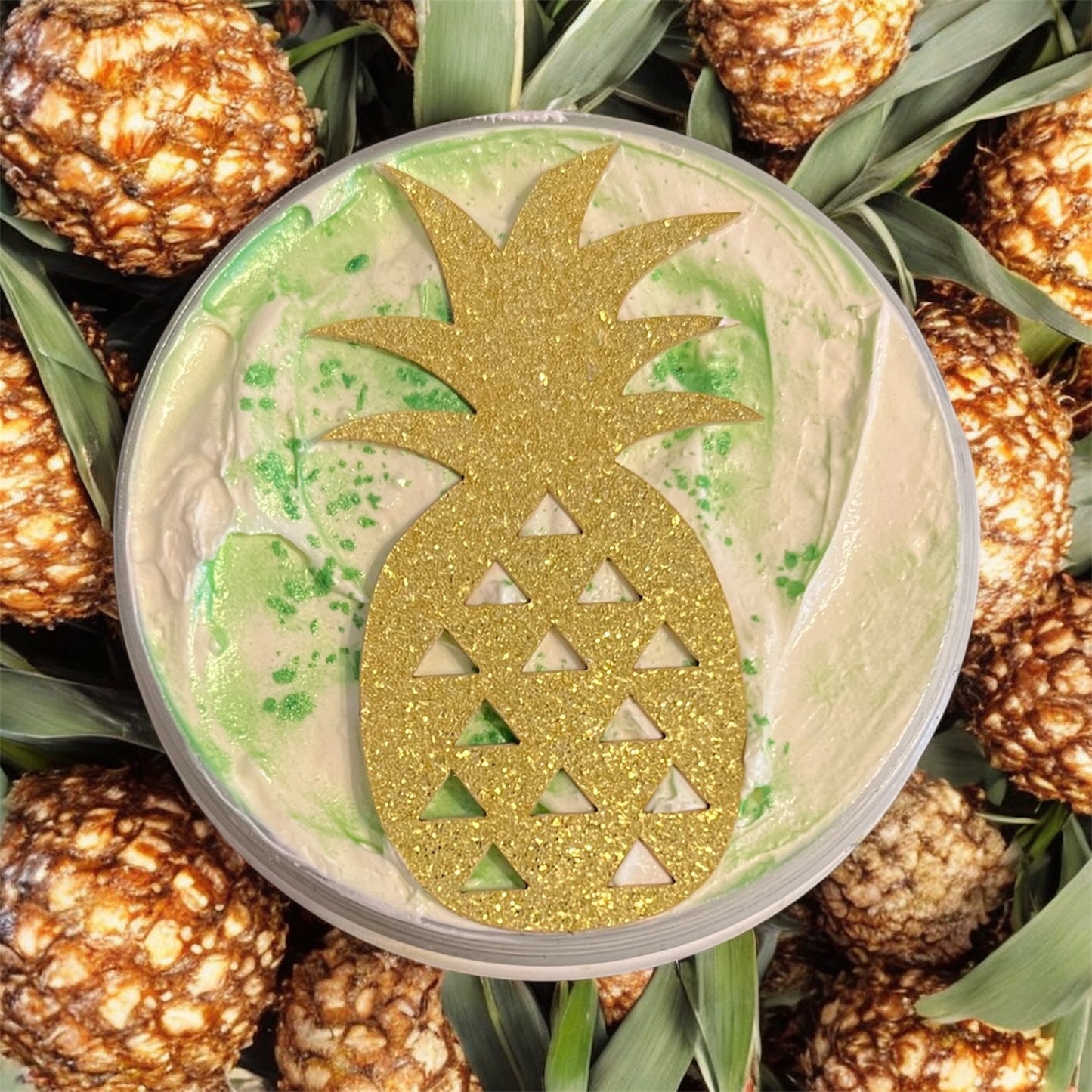 Juicy pineapple & Cherry whipped soap 💫