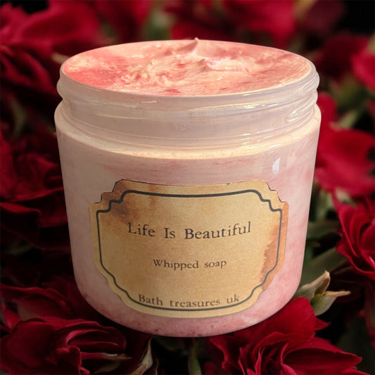 Life is Beautiful whipped soap 💫