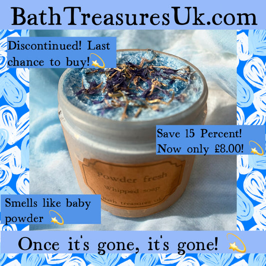 Powder fresh whipped soap 💫