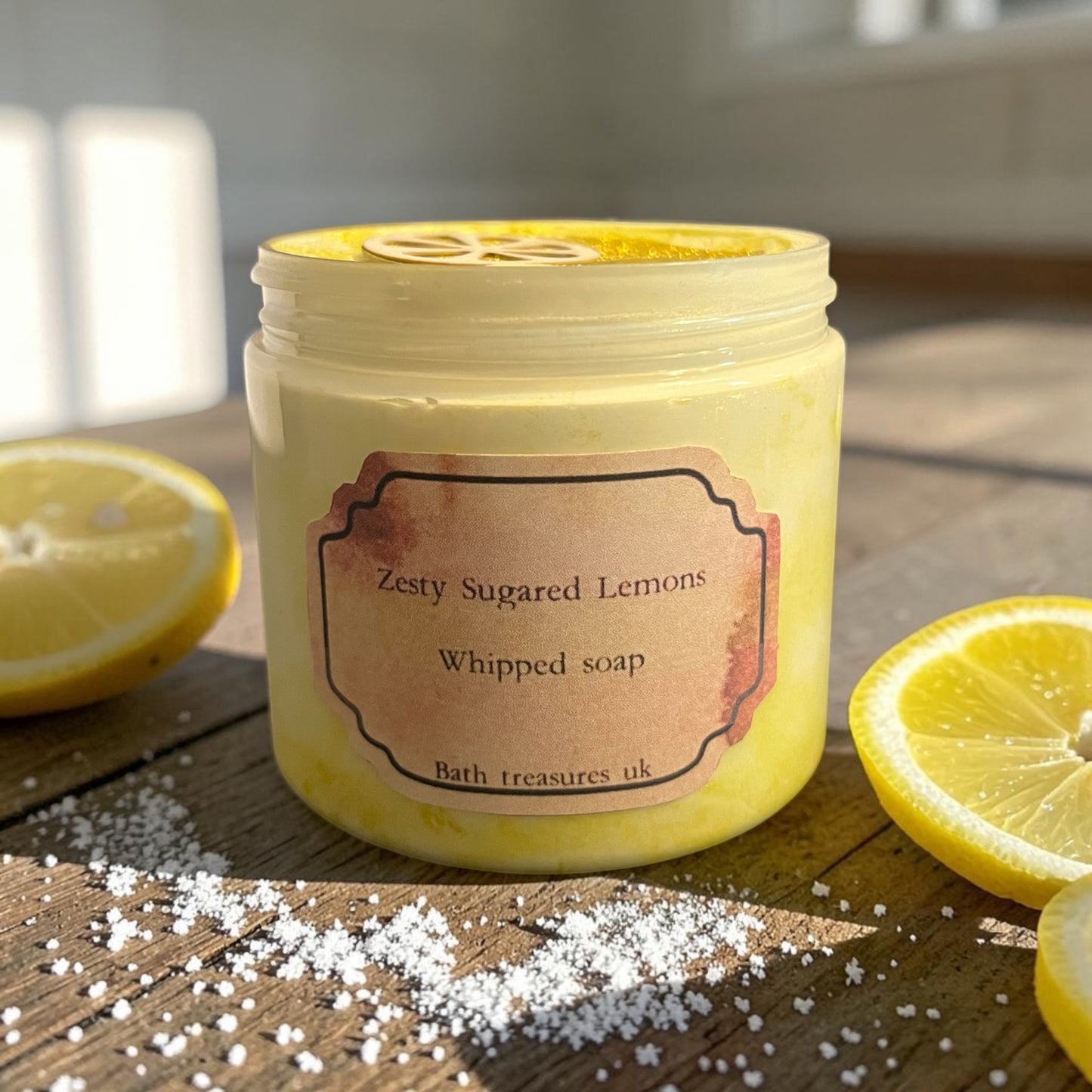 Zesty Sugared Lemons Whipped Soap💫