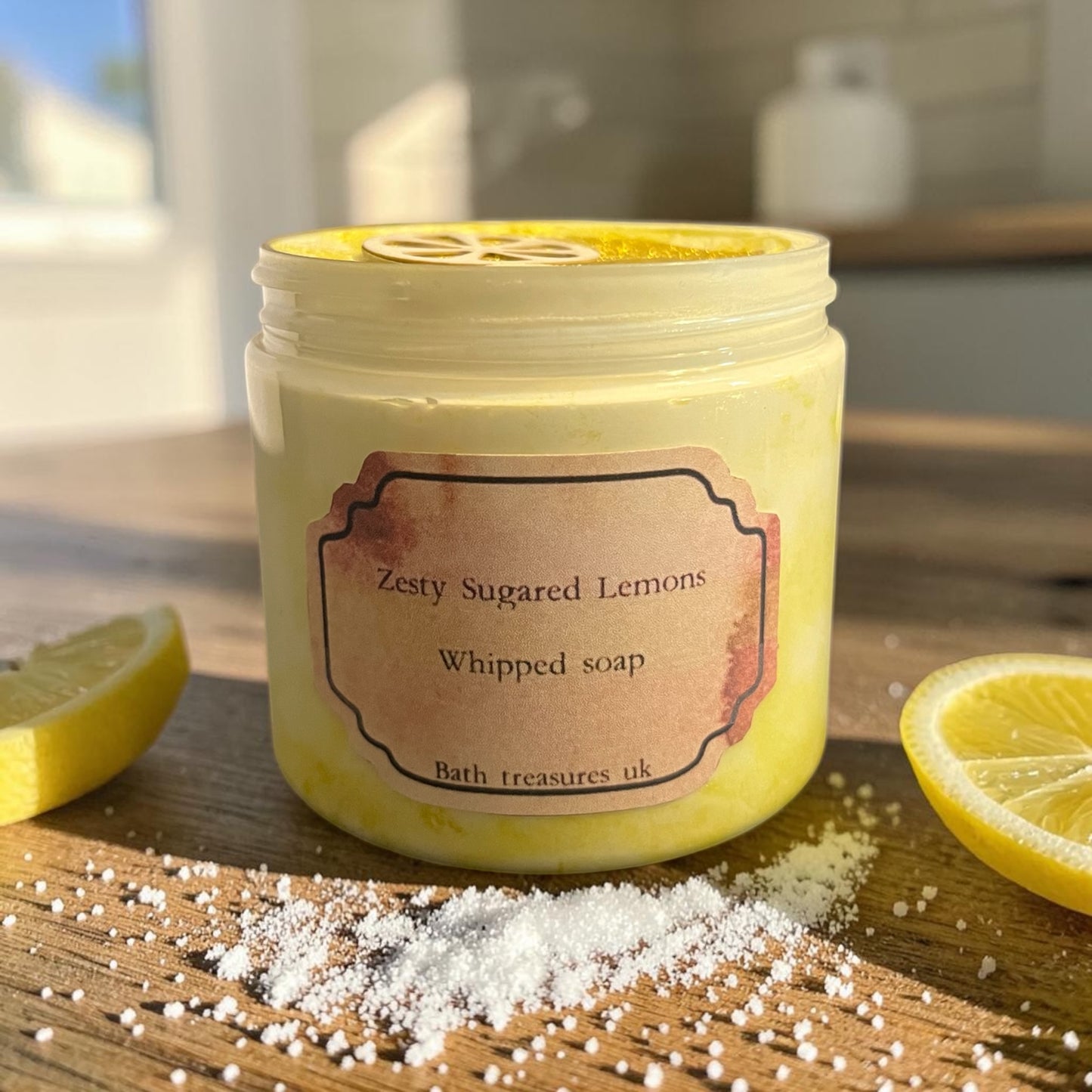 Zesty Sugared Lemons Whipped Soap💫