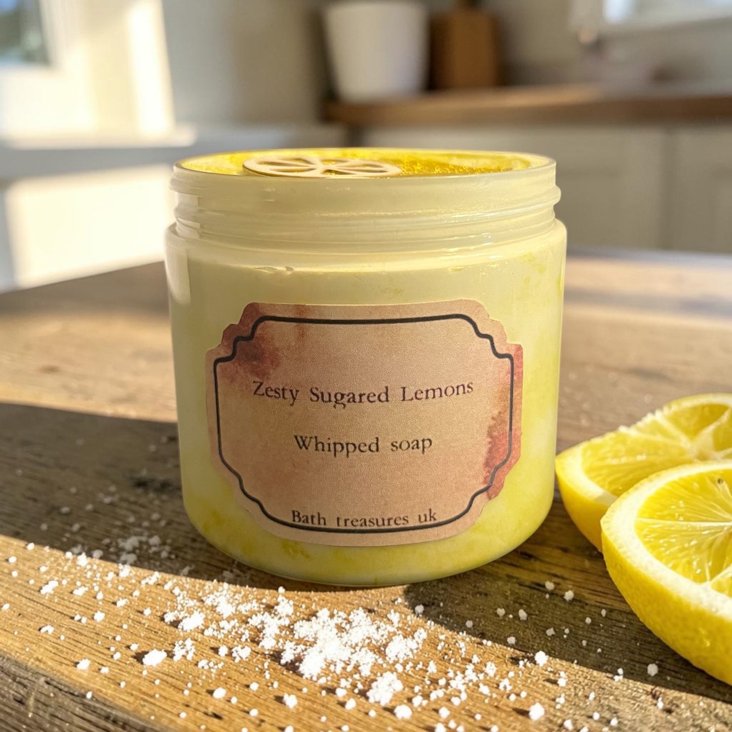Zesty Sugared Lemons Whipped Soap💫